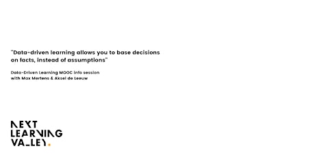 Primaire afbeelding van Data-Driven Learning MOOC info session