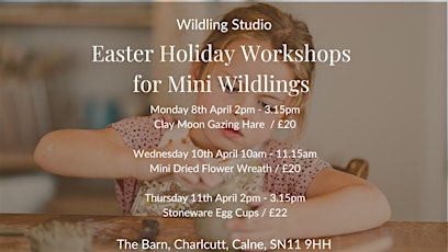 Easter Holiday Mini Dried Flower Wreath Workshop