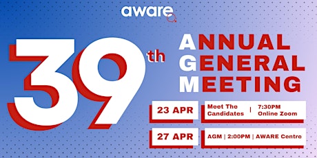 AWARE Annual General Meeting 2024 primary image