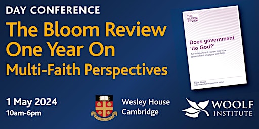 The Bloom Review One Year On: Multi-Faith Perspectives primary image