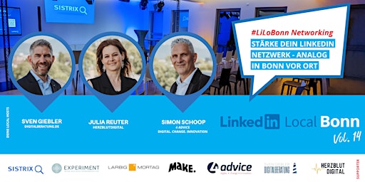 LinkedIn Local Bonn - #LiLoBonn Vol. 14  primärbild