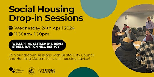 Primaire afbeelding van Social Housing Drop-In Sessions (Barton Hill)