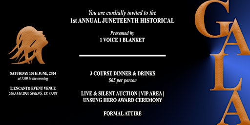 Juneteenth Historical Gala primary image
