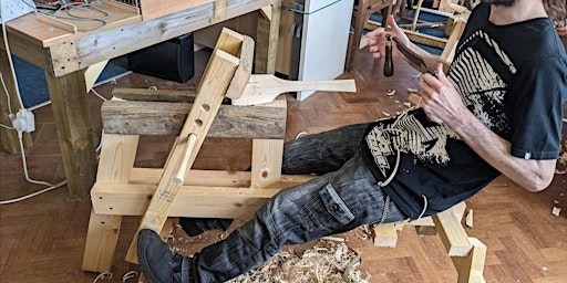 Gwaith pren gwyrdd - Gwnewch Sbatwla // Green wood working - Make a Spatula