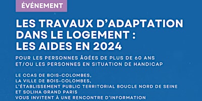 Hauptbild für Les travaux d’adaptation  dans le logement :  les aides en 2024