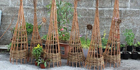 Willow Garden Obelisk Weaving at Ryton Pools Country Park