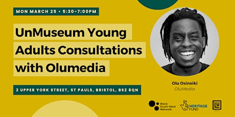 UnMuseum Young Adults Consultation with Olumedia primary image