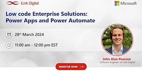 Microsoft Invites-Low code Enterprise Solutions Power Apps & Power Automate