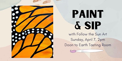 Image principale de Paint & Sip at Doon to Earth!