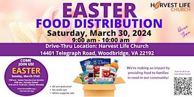 Primaire afbeelding van Harvest Life Church Easter Food Distribution