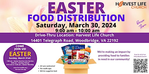 Primaire afbeelding van Harvest Life Church Easter Food Distribution