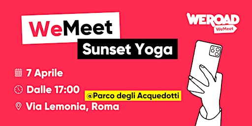 Imagem principal do evento WeMeet | Sunset Yoga