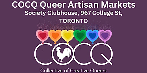 Image principale de COCQ Queer Artisan PRIDE Market