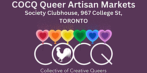 COCQ Queer Artisan PRIDE Market