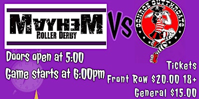 Image principale de MAYHEM Roller Derby 2024 Season Opener