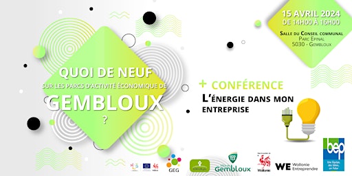 Imagem principal do evento Quoi de neuf sur les parcs d'activités de Gembloux ?