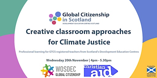 Image principale de Creative classroom approaches for Climate Justice