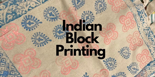 Imagem principal do evento Indian Block Printing - Worksop Library - Adult Learning