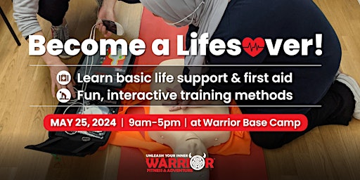 Imagem principal do evento Basic Life Support (CPR & AED) and First Aid Course - May 25, 2024