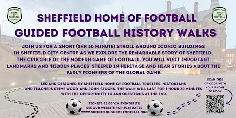 Guided Sheffield Football Walks with Sheffield Home of Football