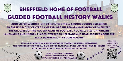 Guided Sheffield Football Walks with Sheffield Home of Football primary image