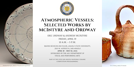 Atmospheric Vessels: Selected Works by McIntyre and Ordway