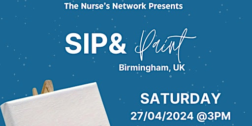 Hauptbild für The Nurse's Network: Sip and Paint Birmingham Edition