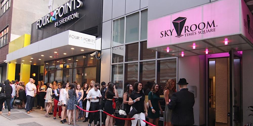 Rooftop Party Friday Night Sky Room Nyc Tmes Square Tickets