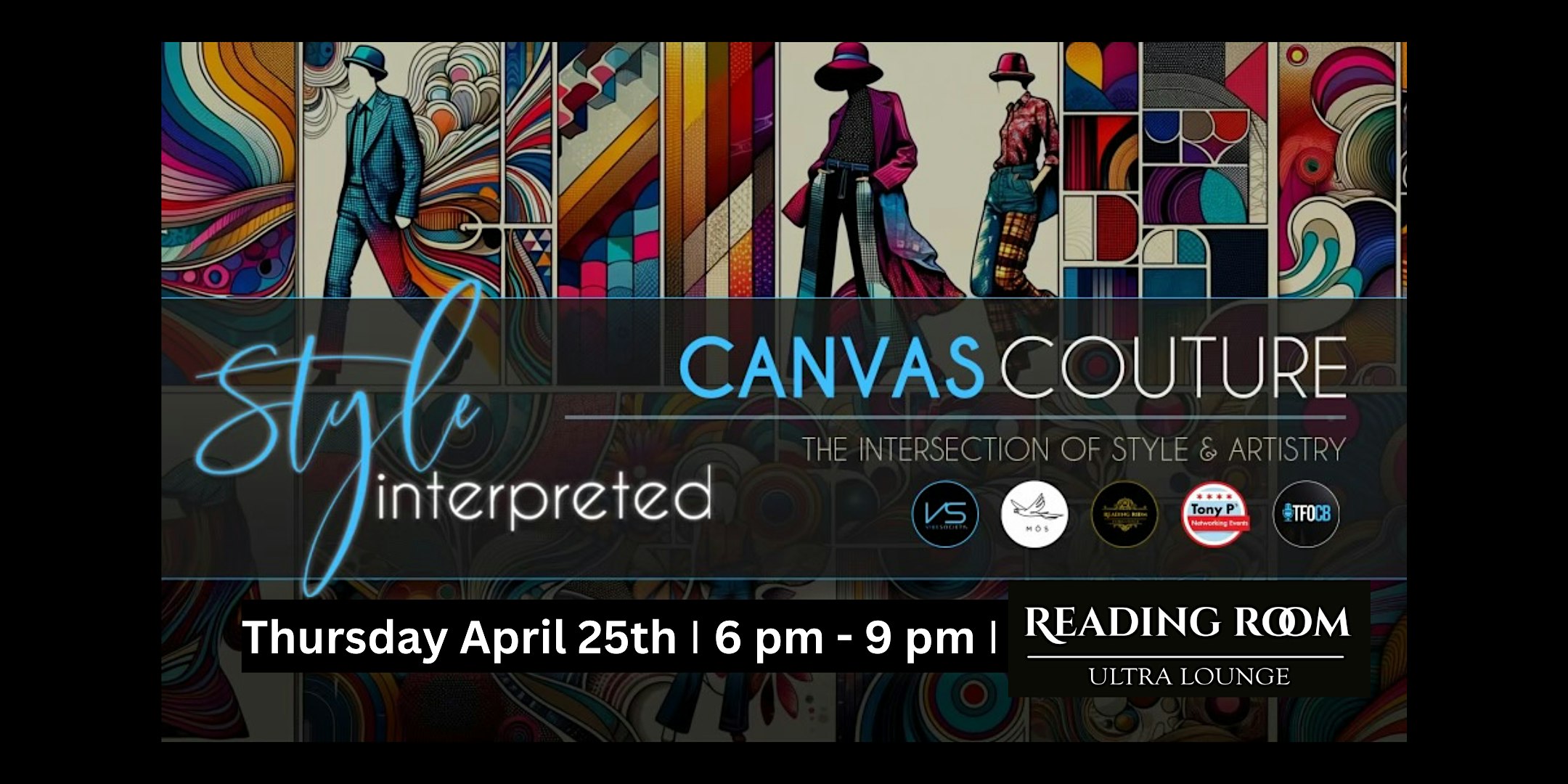 Canvas Couture Event at Reading Room: Thursday April 25th