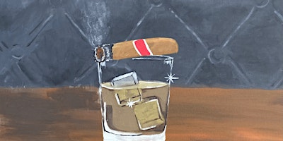 Cigar and Whiskey - Paint and Sip by Classpop!™ primary image
