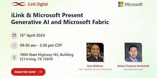 Imagem principal do evento Microsoft Lunch Event - Generative AI and Microsoft Fabric