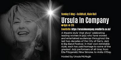 Primaire afbeelding van Ursula In Company:           A Unique Blend of Music, Song & Conversation.