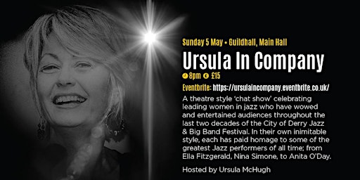 Primaire afbeelding van Ursula In Company:           A Unique Blend of Music, Song & Conversation.