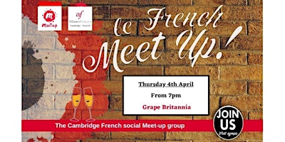 Imagem principal do evento Le French Meet Up in Cambridge!