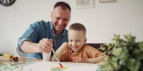 Paint-A-Pot with Dad