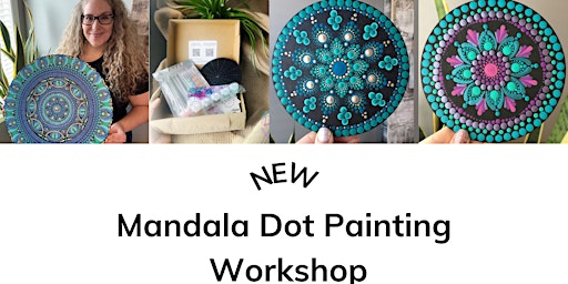 Mandala Dot Painting for Beginners XL Magnet primary image