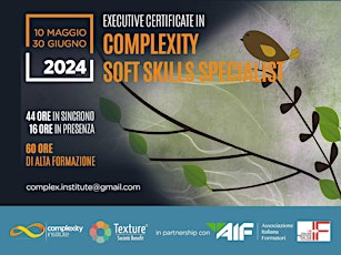 Immagine principale di Presentazione Complexity Soft Skills Specialist - Edizione 2024 