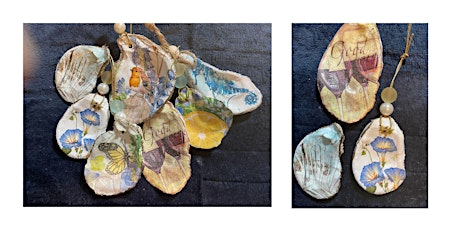 Oyster Shell Decoupage
