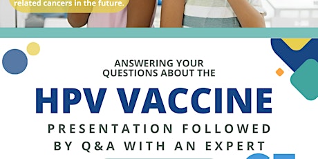 Community Educational Event: HPV Vaccinations in Adolescents