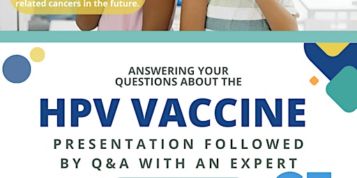 Hauptbild für Community Educational Event: HPV Vaccinations in Adolescents