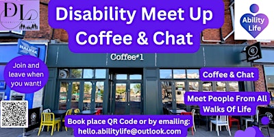 Primaire afbeelding van Join us for our Disability Meet Up Coffee & Chat event at Kings Heath Coffee #1!