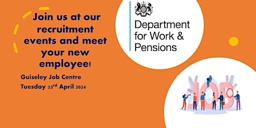 DWP  recruitment event - Guiseley Jobcentre 2024 primary image