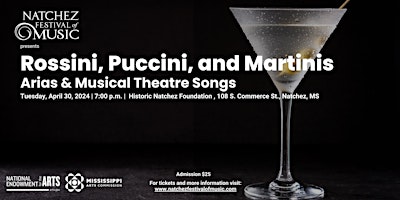 Immagine principale di Rossini, Puccini, and Martinis - Arias & Musical Theatre Songs 