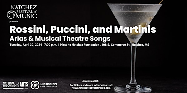 Rossini, Puccini, and Martinis - Arias & Musical Theatre Songs