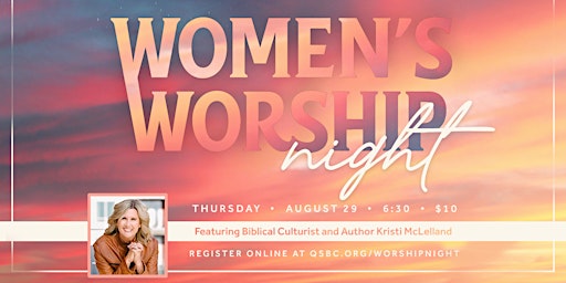 Primaire afbeelding van Women’s Worship Night with Kristi McLelland