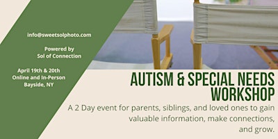 Primaire afbeelding van Autism & Special Needs Workshop - 2 days of learning for all