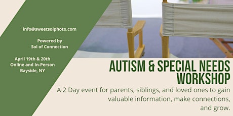 Autism & Special Needs Workshop - 2 days of learning for all