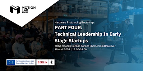 Image principale de Technical Leadership in Early Stage Startups