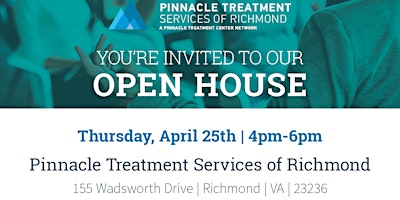 Imagen principal de Pinnacle Treatment Services of Richmond Open House