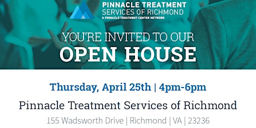 Immagine principale di Pinnacle Treatment Services of Richmond Open House 